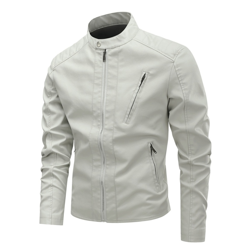 Riding Jacket Leather - Giacche in pelle PU da uomo