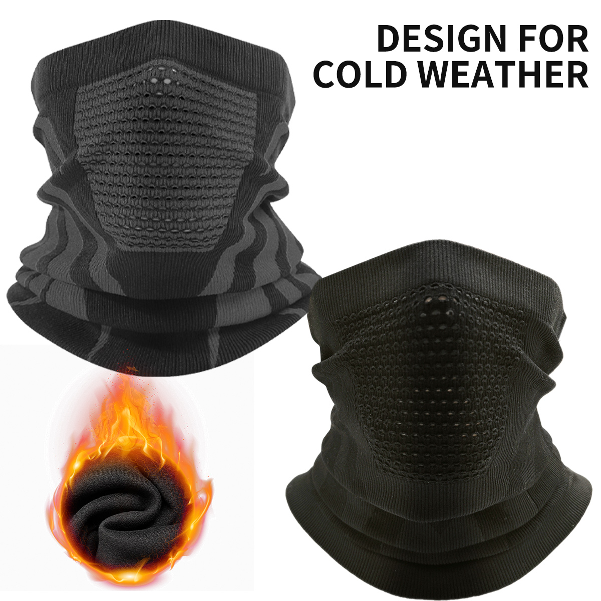 Neck Warmer Balaclava - Scaldacollo invernale Ghetta Passamontagna caldo in