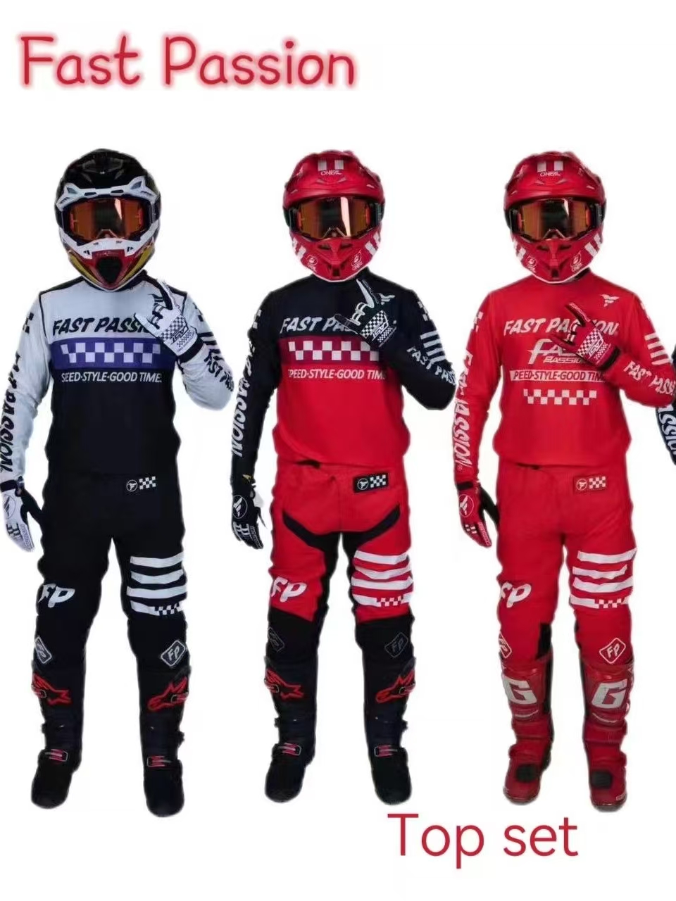 Motorcycle Gear Equipment - 2025 fastpassion per fox Motocross Gear