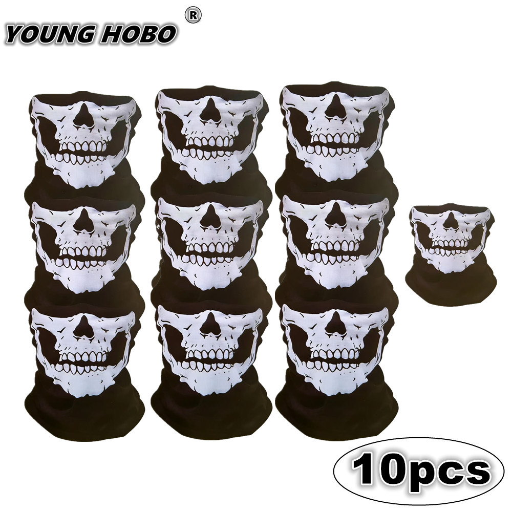 Neck Warmer Balaclava - 10 Pezzi Sciarpa Moto Antivento Senza