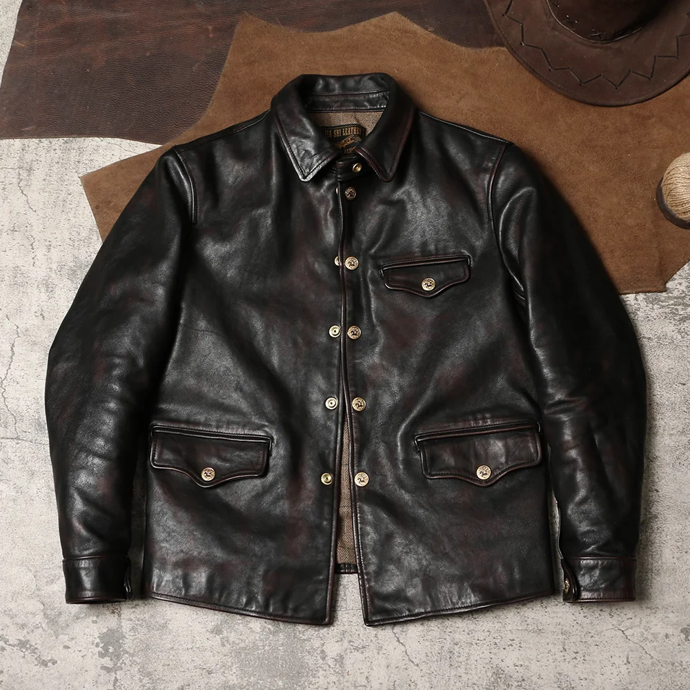 Riding Jacket Leather - YR! Spedizione gratuita.