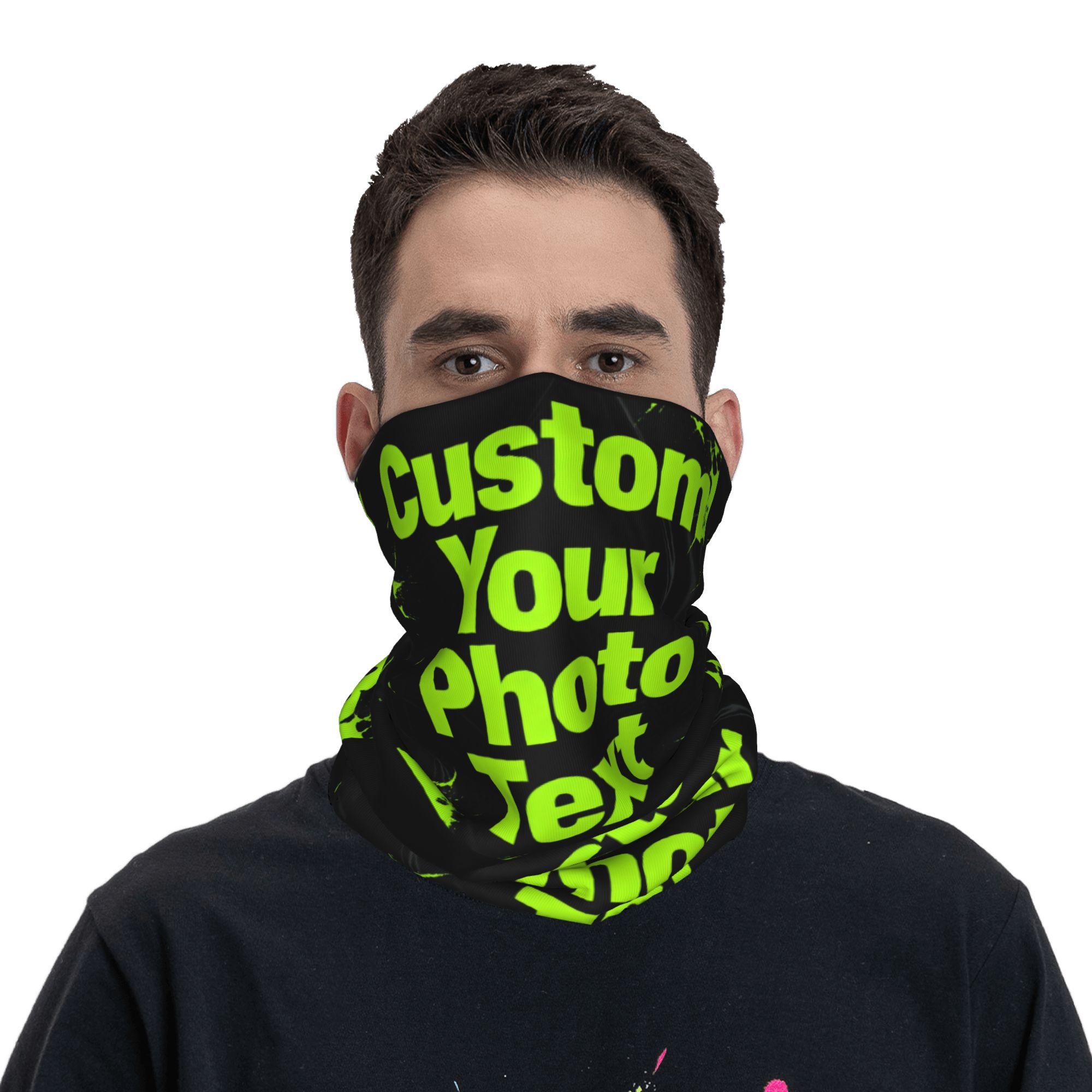 Neck Warmer Balaclava - Bandana Personalizzata con Foto, Logo o