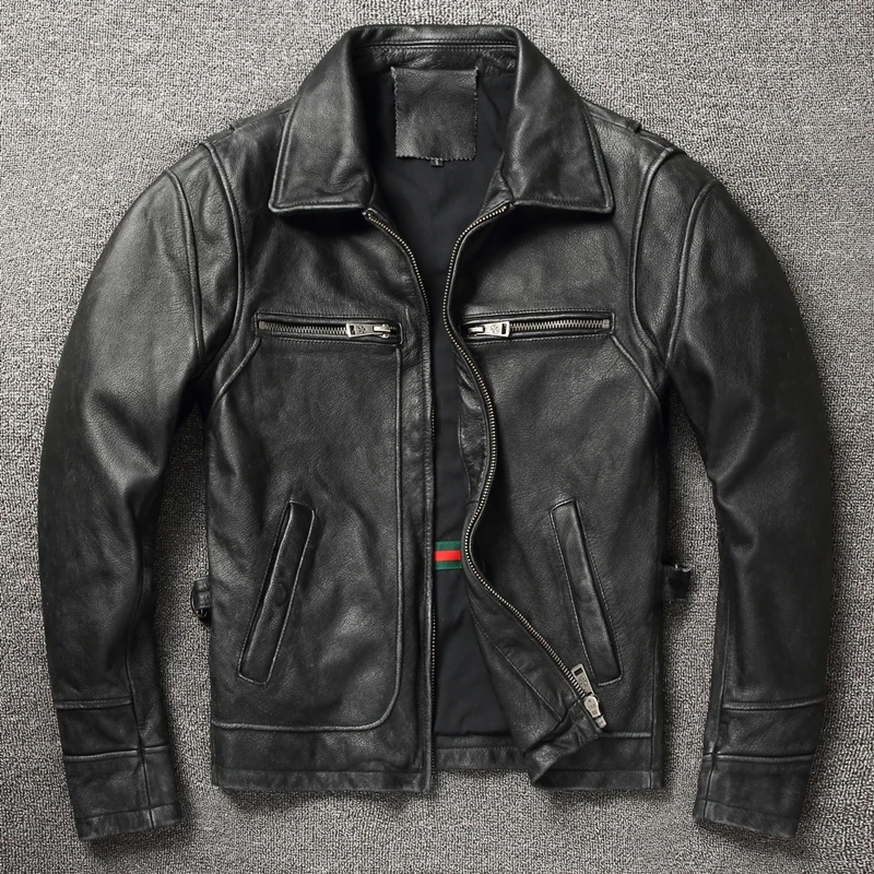 Riding Jacket Leather - Il colore della giacca oversize in