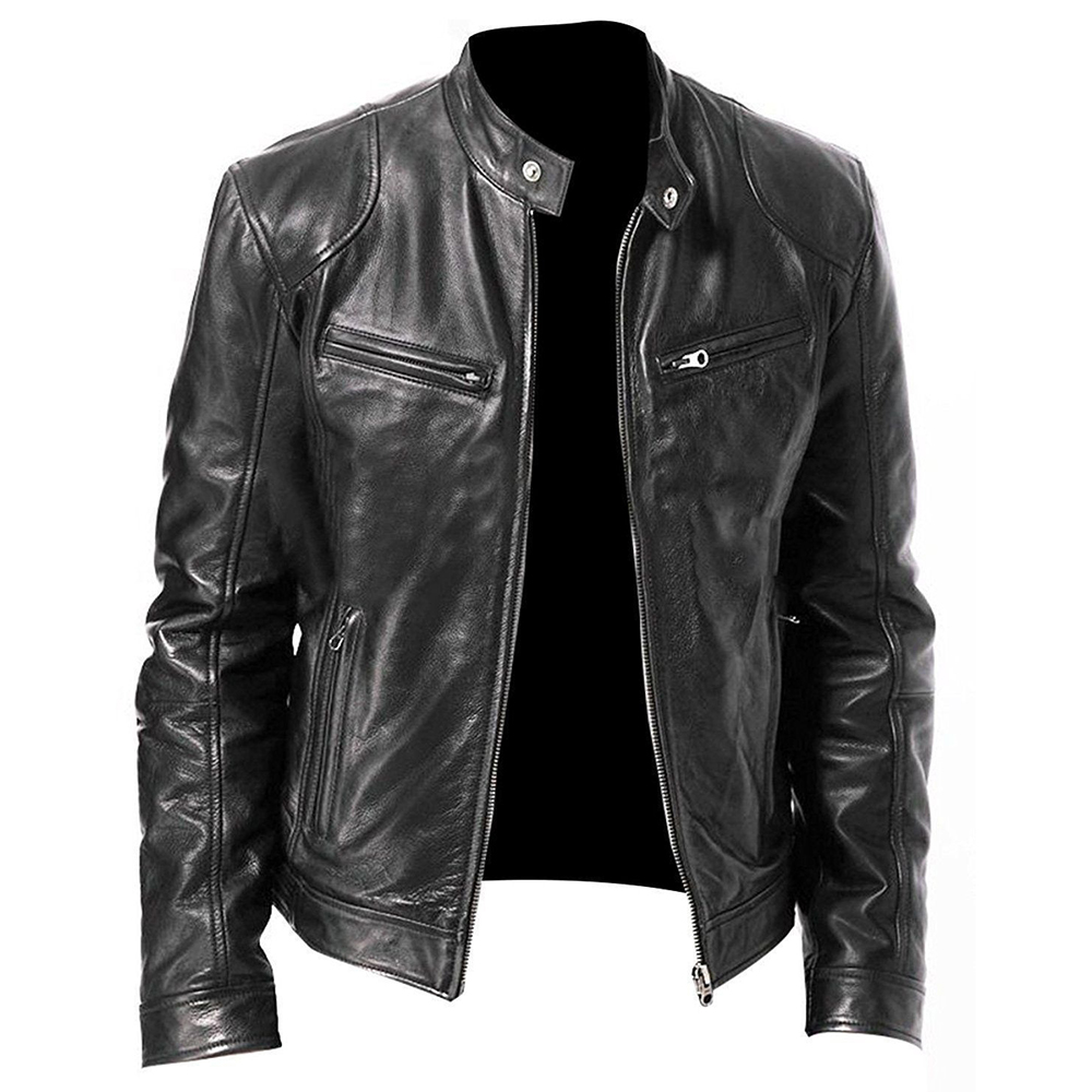 Riding Jacket Leather - Giacca da Moto in pelle PU