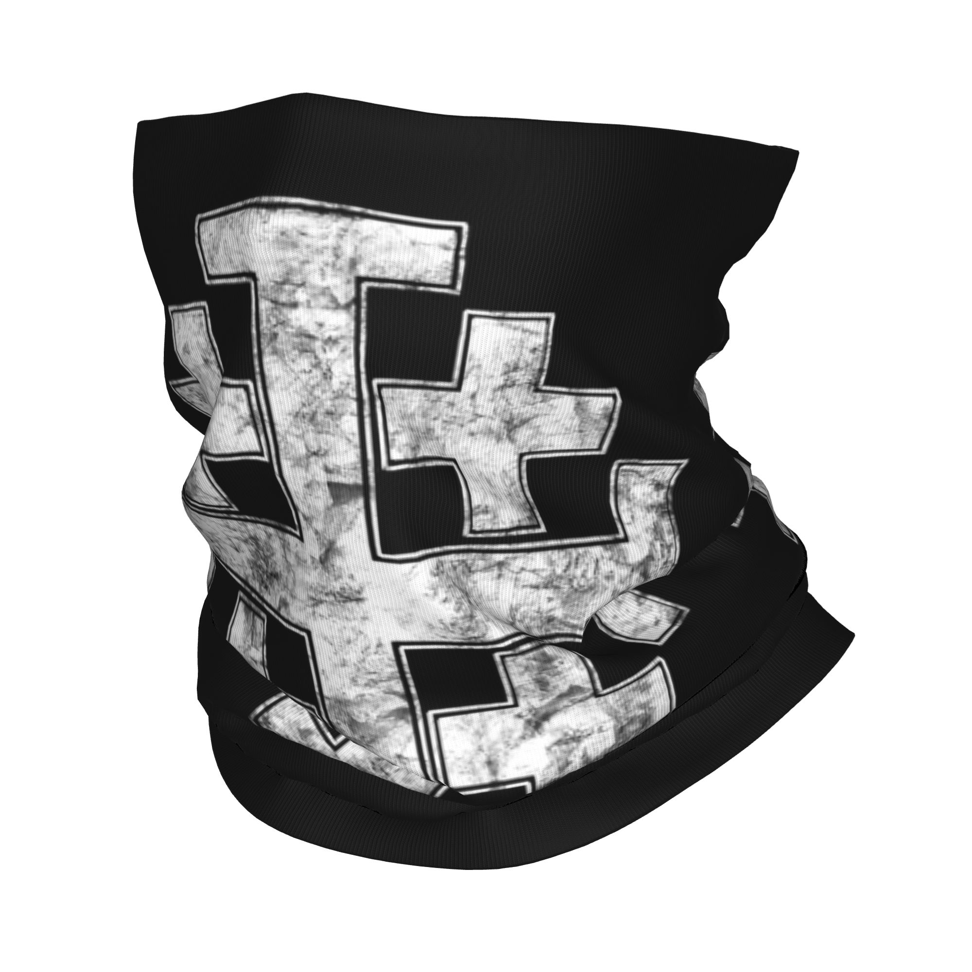 Neck Warmer Balaclava - Bandana con Croce di Gerusalemme, Copricollo