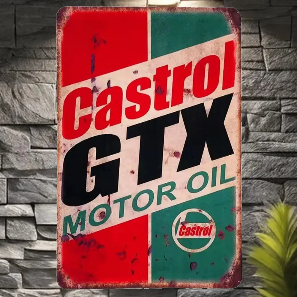Targa Vintage in Metallo Castr - Castrol Oil Gtx recensione e prezzo