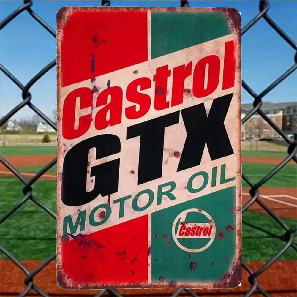 Targa Vintage in Metallo Castr - Castrol Oil Gtx recensione e prezzo