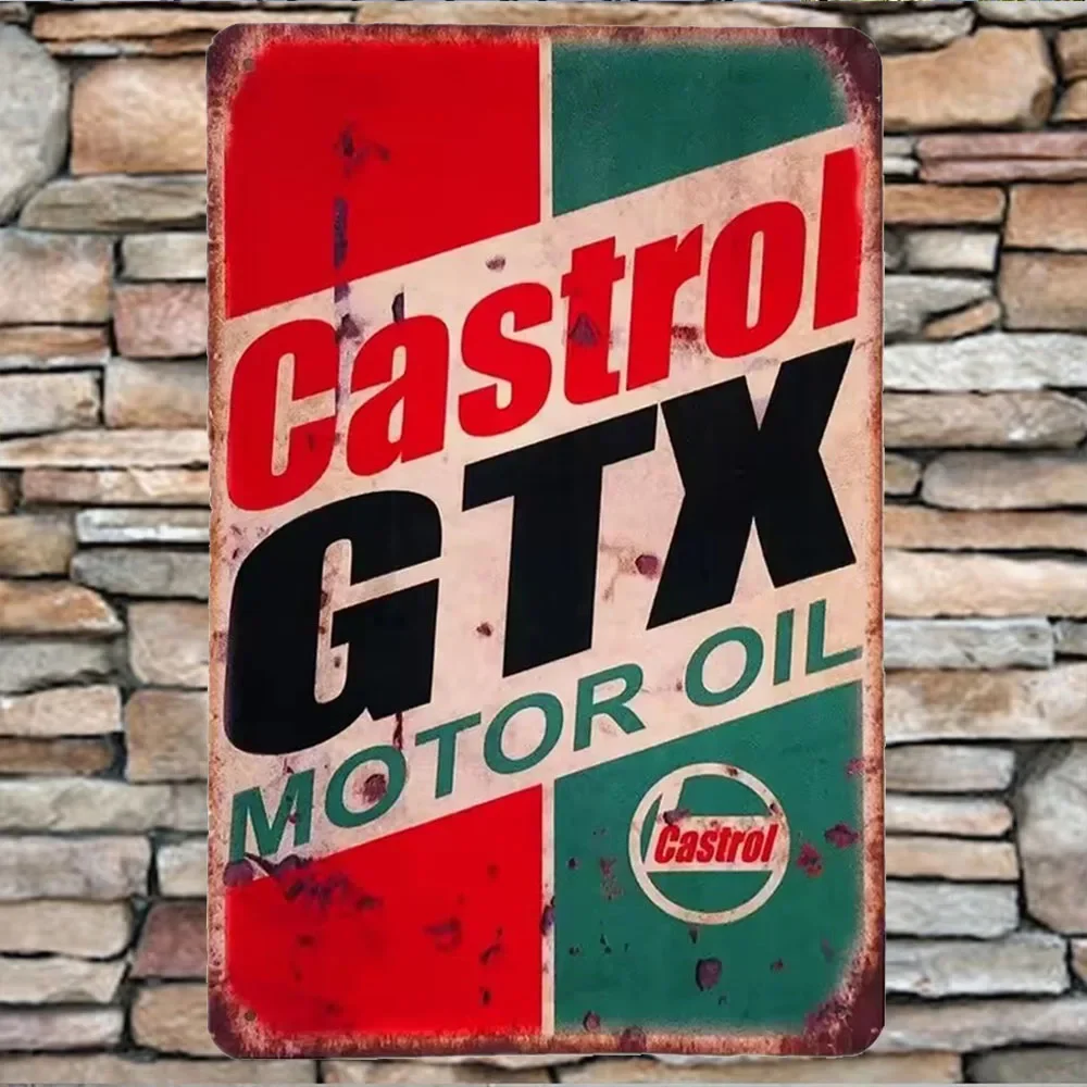 Targa Vintage in Metallo Castr - Castrol Oil Gtx recensione e prezzo
