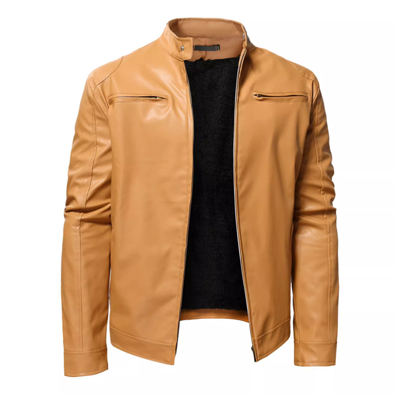 Giacca in pelle felpata da uom - Riding Jacket Leather recensione e prezzo
