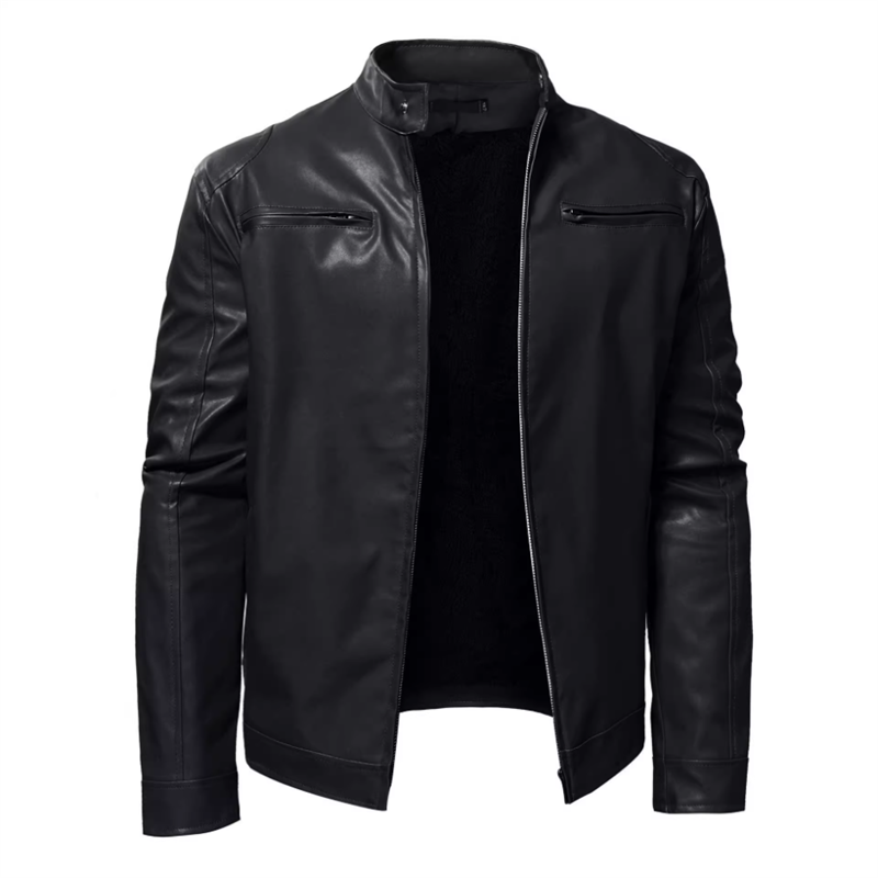 Giacca in pelle felpata da uom - Riding Jacket Leather recensione e prezzo