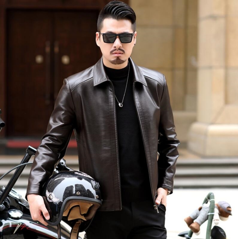 Giacca in pelle da uomo cappot - Riding Jacket Leather recensione e prezzo